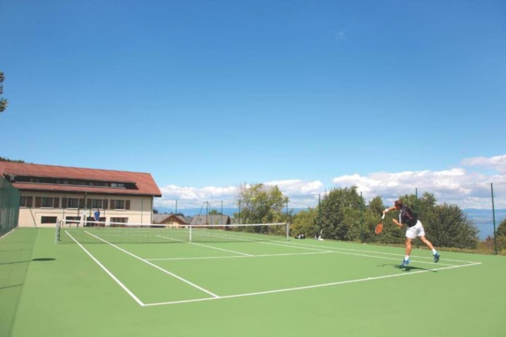 Le Garden - Ski - Vue Lac - Piscine - Parking - Evian - Thonon - Lugrin Exteriör bild