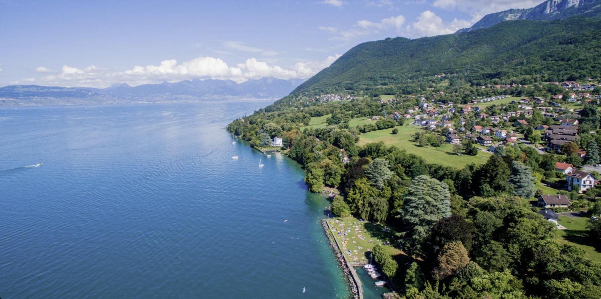 Le Garden - Ski - Vue Lac - Piscine - Parking - Evian - Thonon - Lugrin Exteriör bild